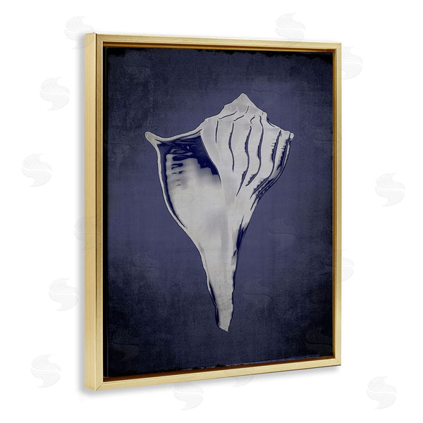 Stupell Industries Graffi*tee Studios | Lightning Whelk On Indigo