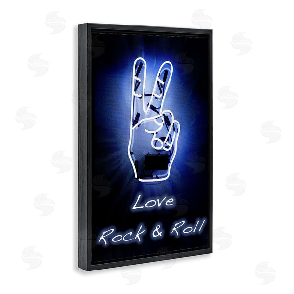 Stupell Industries Graffi*tee Studios | Love Rock & Roll Neon