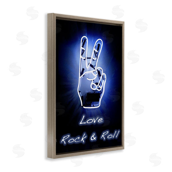 Stupell Industries Graffi*tee Studios | Love Rock & Roll Neon