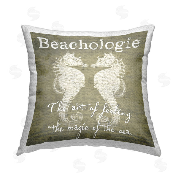Stupell Industries Graffi*Tee Studios | Magic Of The Sea Beachologie Printed Throw Pillow