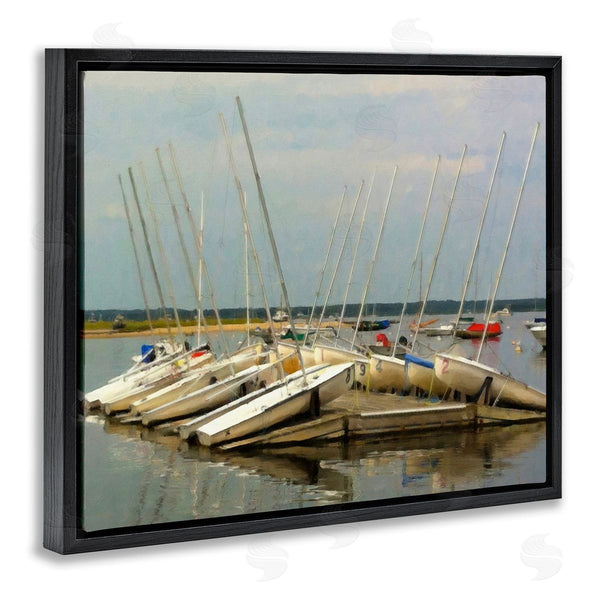 Stupell Industries Graffi*tee Studios | Maritime Docked Boats Wall Art