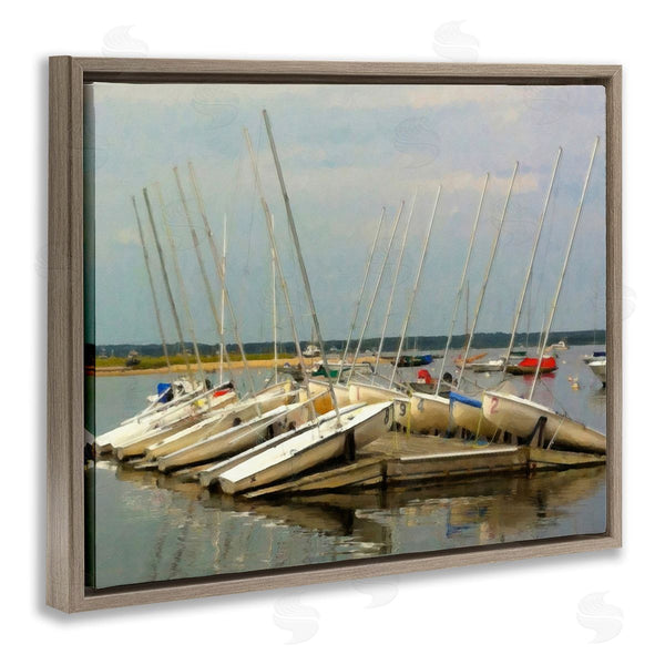Stupell Industries Graffi*tee Studios | Maritime Docked Boats Wall Art