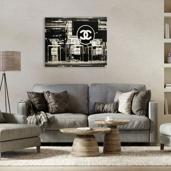 Stupell Industries Graffi*tee Studios | Monochrome Perfumes Display Wall Art
