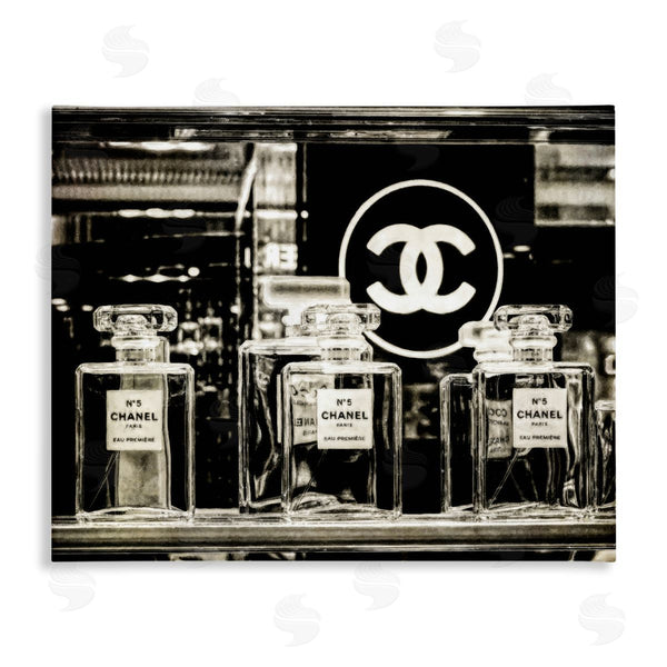 stupell industries Graffi*tee Studios | Monochrome Perfumes Display Wall Art