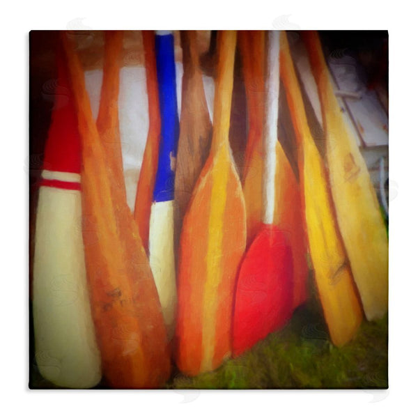 stupell industries Graffi*tee Studios | Nautical Boating Oars Wall Art