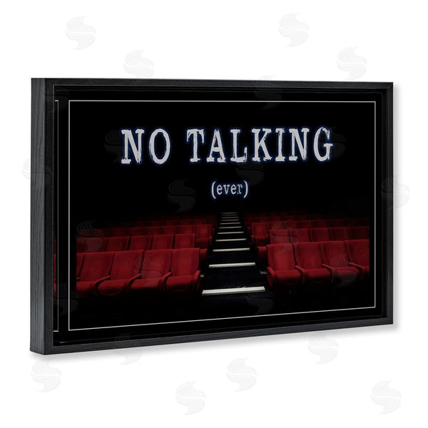 Stupell Industries Graffi*tee Studios | No Talking Move Theater