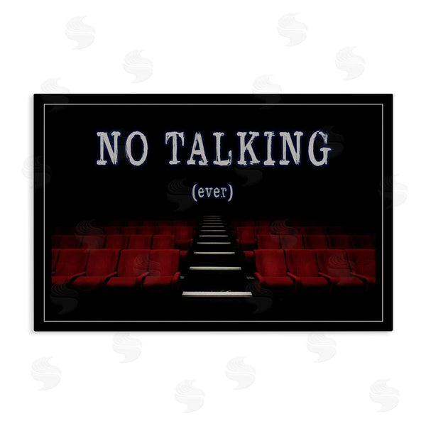 stupell industries Graffi*tee Studios | No Talking Move Theater