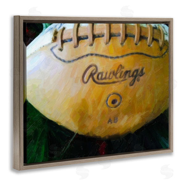 Stupell Industries Graffi*tee Studios | Painterly Team Football Wall Art