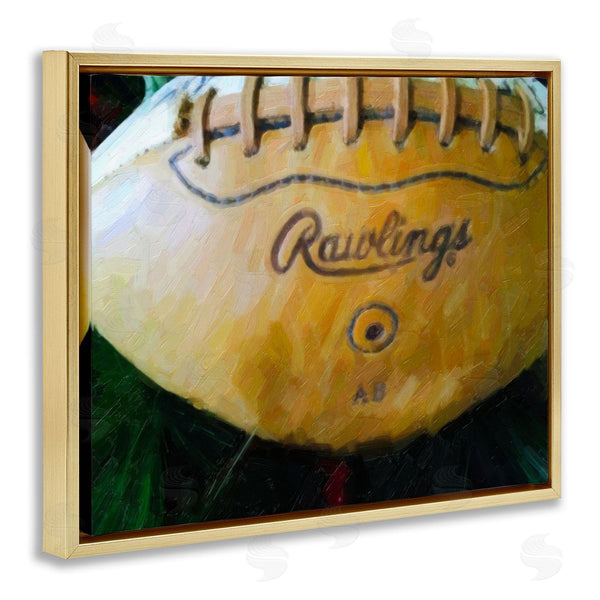Stupell Industries Graffi*tee Studios | Painterly Team Football Wall Art