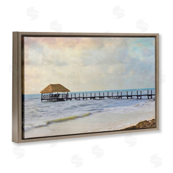Stupell Industries Graffi*tee Studios | Paradise Pier Shoreline Wall Art