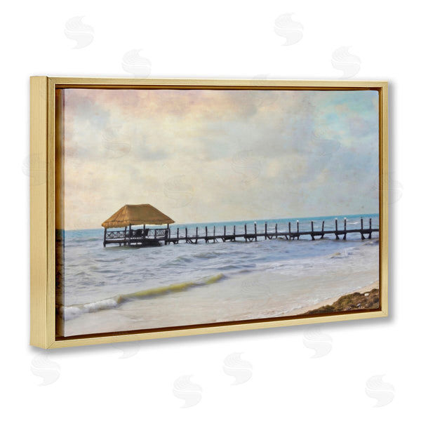 Stupell Industries Graffi*tee Studios | Paradise Pier Shoreline Wall Art