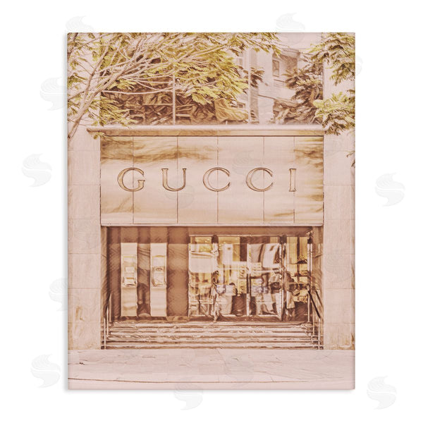 stupell industries Graffi*tee Studios | Pink Designer Storefront