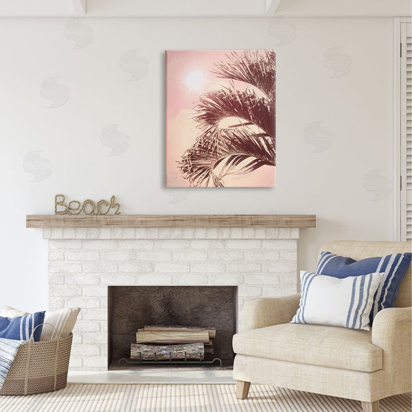 Stupell Industries Graffi*tee Studios | Pink Sunlit Palm Fronds Wall Art