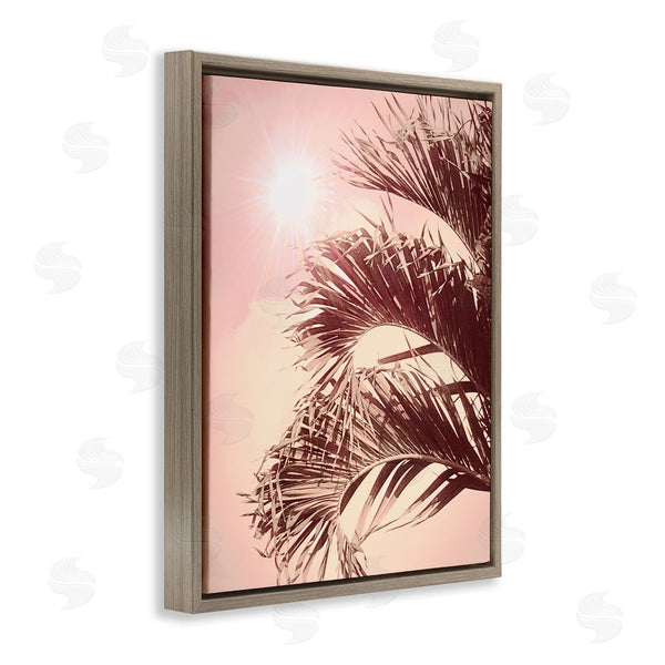 Stupell Industries Graffi*tee Studios | Pink Sunlit Palm Fronds Wall Art