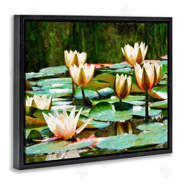 Stupell Industries Graffi*tee Studios | Pond Lilies Blooming Wall Art