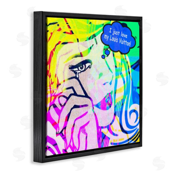 Stupell Industries Graffi*tee Studios | Pop Comic Style Glam Wall Art