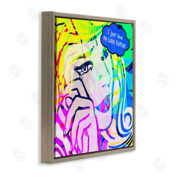 Stupell Industries Graffi*tee Studios | Pop Comic Style Glam Wall Art