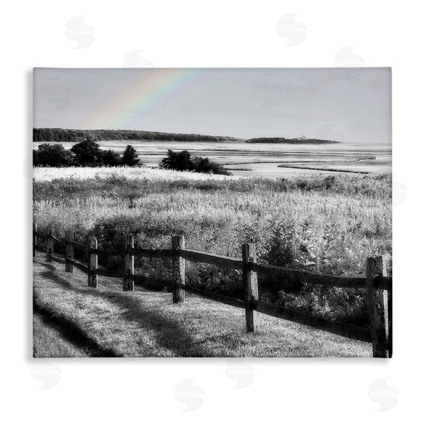 stupell industries Graffi*tee Studios | Rainbow Over Countryside Wall Art