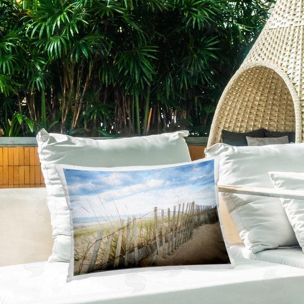 Stupell Industries Graffi*tee Studios | Rustic Beach Fence
