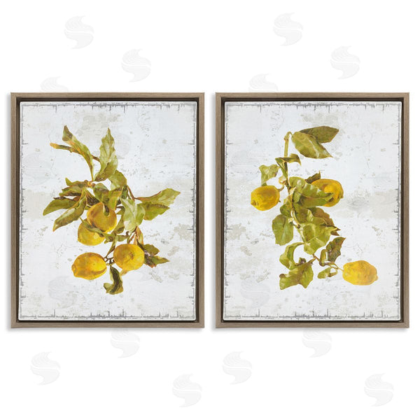 Stupell Industries Graffi*tee Studios | Rustic Lemons & Leaves Wall Art