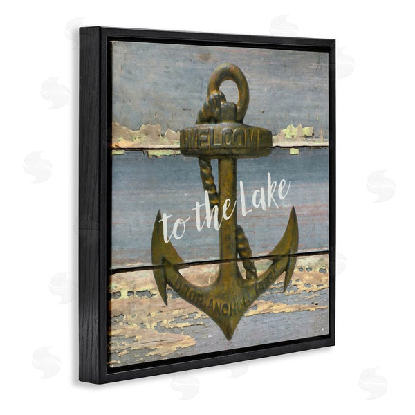Stupell Industries Graffi*tee Studios | Rustic Welcome Anchor Wall Art