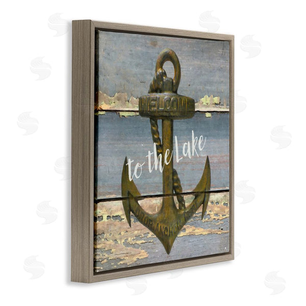 Stupell Industries Graffi*tee Studios | Rustic Welcome Anchor Wall Art
