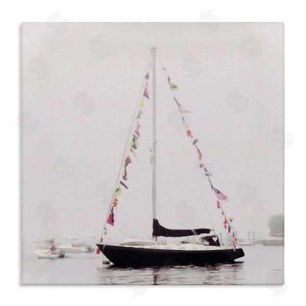 stupell industries Graffi*tee Studios | Sail Flags in Harbor Wall Art