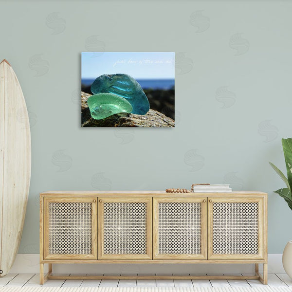 Stupell Industries Graffi*tee Studios | Sea Glass Photography Phrase Wall Art