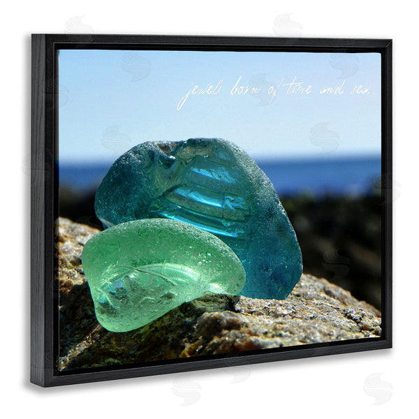 Stupell Industries Graffi*tee Studios | Sea Glass Photography Phrase Wall Art