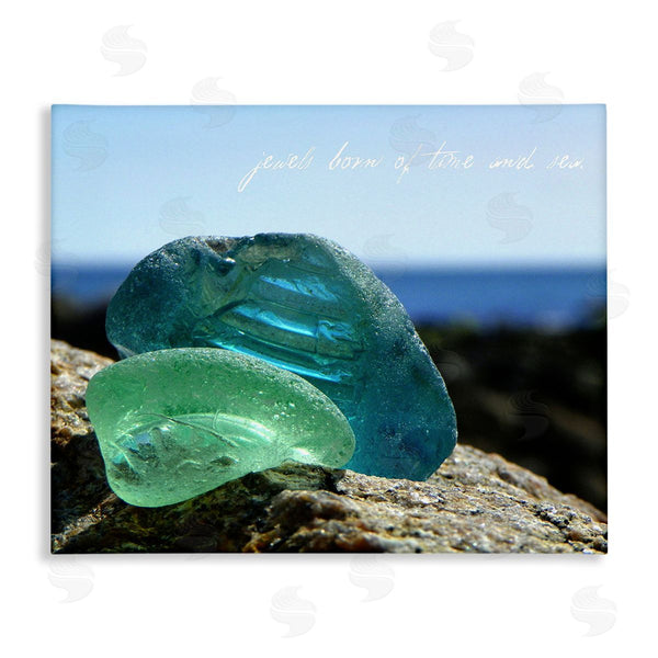stupell industries Graffi*tee Studios | Sea Glass Photography Phrase Wall Art