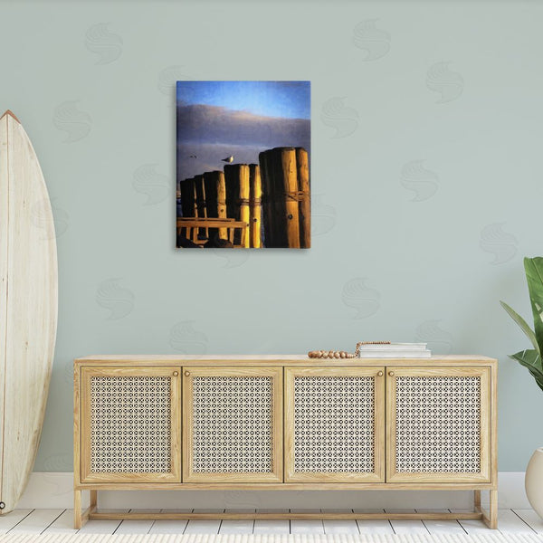Stupell Industries Graffi*tee Studios | Seagull Perched On Pier Wall Art