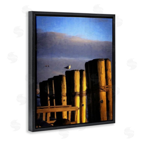 Stupell Industries Graffi*tee Studios | Seagull Perched On Pier Wall Art