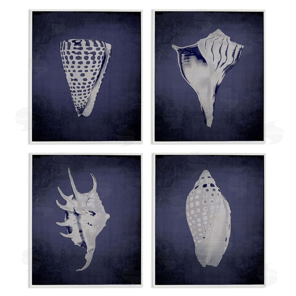 Stupell Industries Graffi*tee Studios | Shells On Indigo Gradient Wall Art