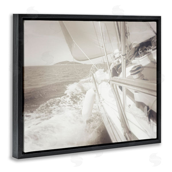Stupell Industries Graffi*tee Studios | Splashing Boat Bow Wall Art