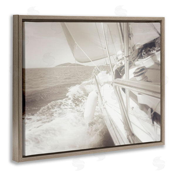 Stupell Industries Graffi*tee Studios | Splashing Boat Bow Wall Art