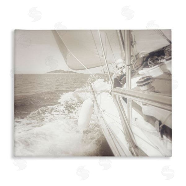stupell industries Graffi*tee Studios | Splashing Boat Bow Wall Art