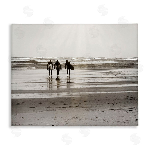 stupell industries Graffi*tee Studios | Strolling Surfer Friends Wall Art