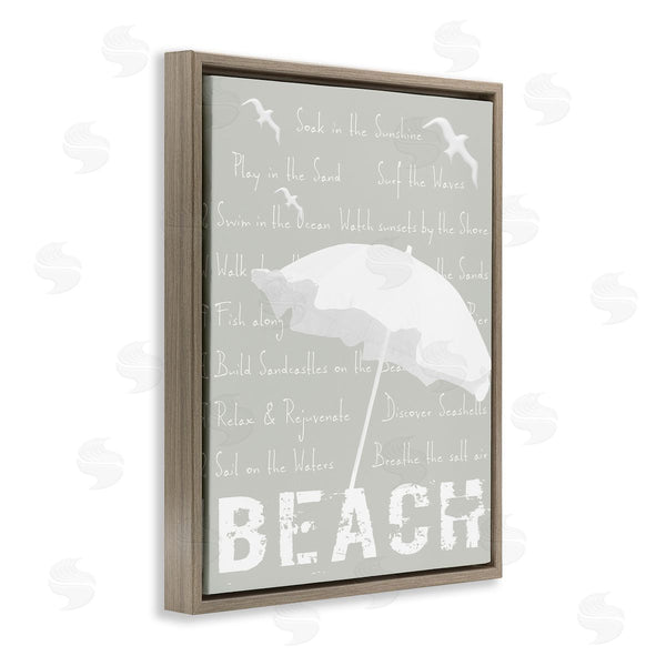 Stupell Industries Graffi*tee Studios | Summer Beach Activities Wall Art
