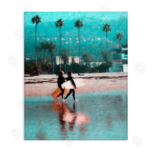 stupell industries Graffi*tee Studios | Surfers Beach Break Wall Art