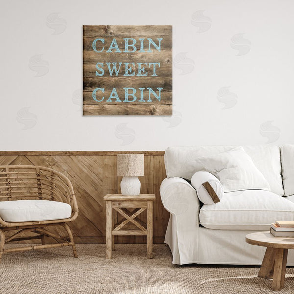 Stupell Industries Graffi*tee Studios | Sweet Cabin Distressed Rustic Wall Art