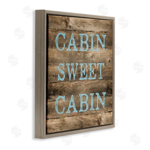 Stupell Industries Graffi*tee Studios | Sweet Cabin Distressed Rustic Wall Art