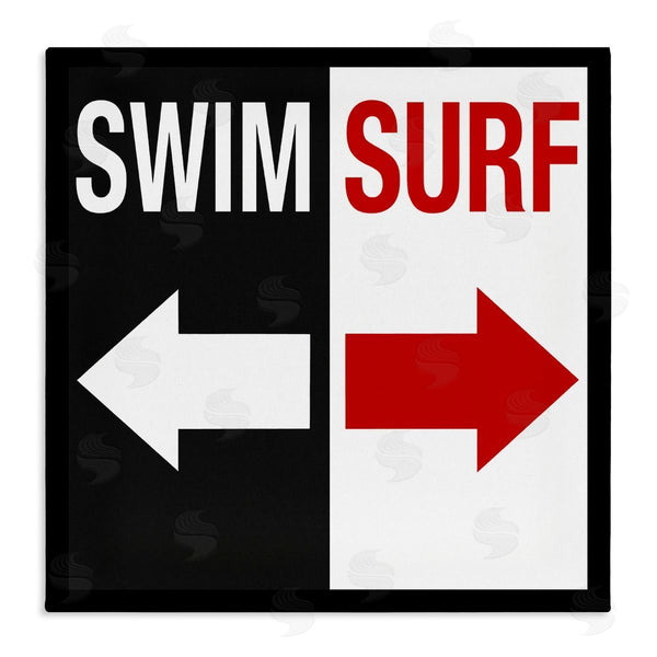 stupell industries Graffi*tee Studios | Swim Surf Arrows Sign Ocean Coastal Words Wall Art