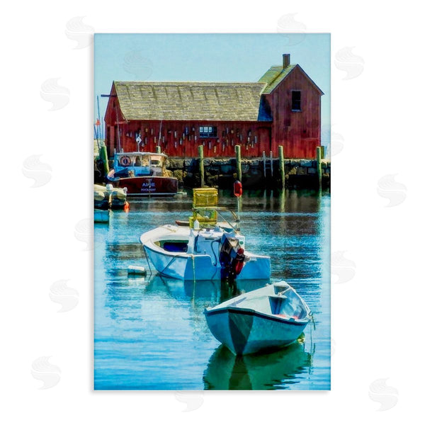 stupell industries Graffi*tee Studios | Tranquil Boat Harbor