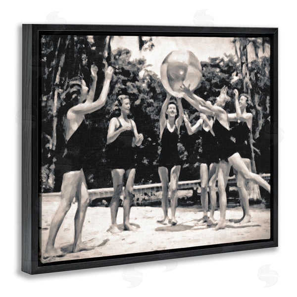 Stupell Industries Graffi*tee Studios | Vintage Beach Girls Wall Art