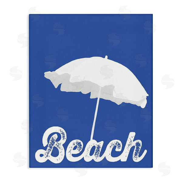 stupell industries Graffi*tee Studios | Vintage Beach Umbrella Wall Art
