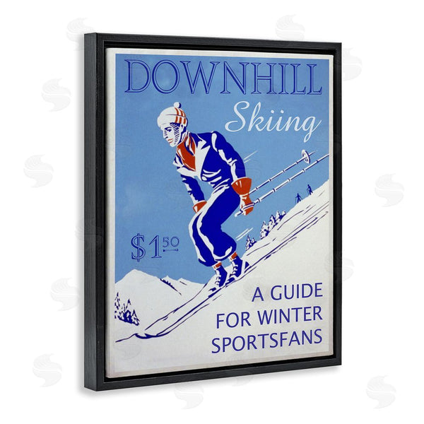 Stupell Industries Graffi*tee Studios | Vintage Downhill Skiing