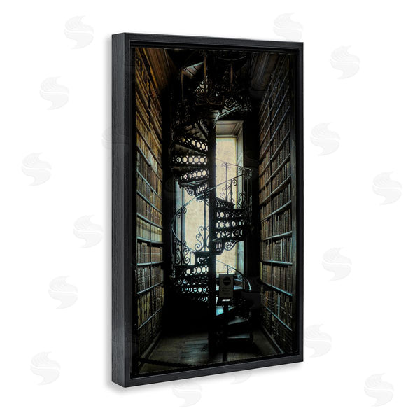 Stupell Industries Graffi*tee Studios | Vintage Library Spiral Stairs