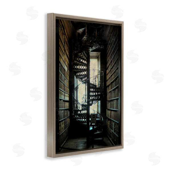 Stupell Industries Graffi*tee Studios | Vintage Library Spiral Stairs