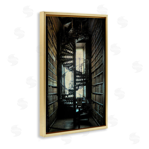 Stupell Industries Graffi*tee Studios | Vintage Library Spiral Stairs