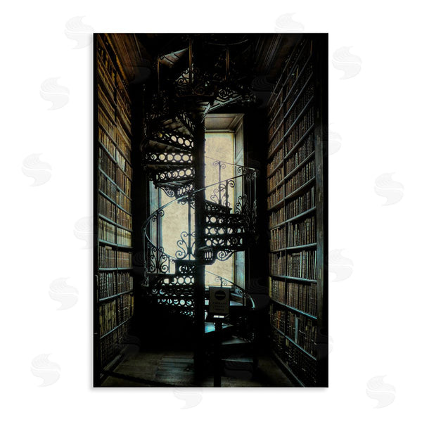 stupell industries Graffi*tee Studios | Vintage Library Spiral Stairs
